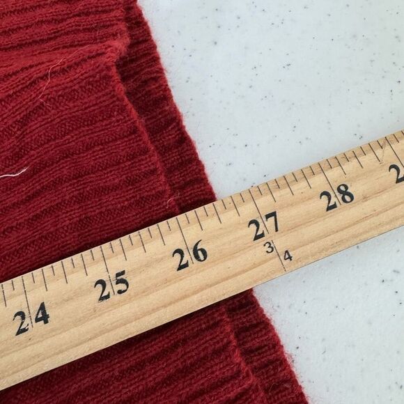 I Jeans By Buffalo Men’s Red Wool Blend Sweater Winter Theme Size Medium - Picture 10 of 11